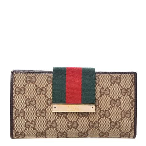 gucci monogram french wallet|Gucci wallet woman price.